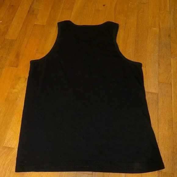 buc-ees beaver sleeveless shirt black size large 100% cotton - Picture 5 of 5